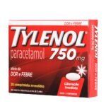 Tylenol 750mg 20 Comprimidos
